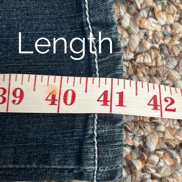 Wrangler Rock 47 Ultra Low Rise Embellished Flare Women’s Jeans Size 7 - Picture 7 of 10